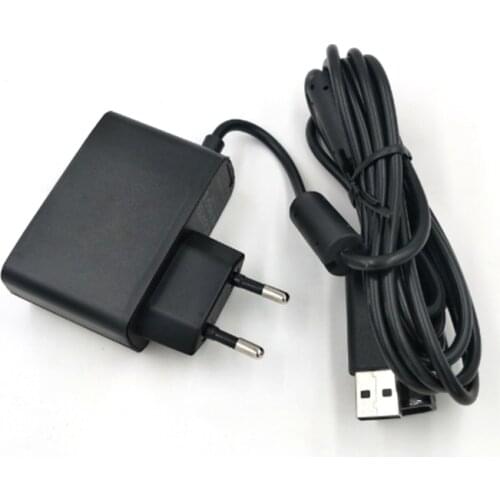 EU Power Supply Cable Cord Adapter USB for Microsoft Xbox360 Kinect Sensor New