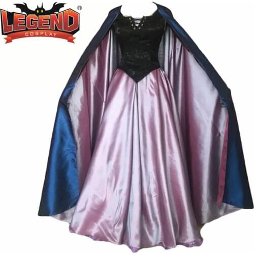 Mermaid Princess Vanessa Cosplay Costume Custom Made Adult Mermaid Princess cloak dress cosplay costume