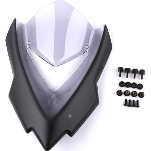 Motorcycle Viser Visor Windshield WindScreen Fits For Kawasaki Z1000 2014 2015 2016 Double Bubble