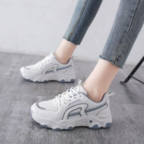 Mesh Platform Shoes for Women Nice Tennis Female Running Shoes Womens Sneakers Sports Design Casual Sneakers Woman Heel Basket