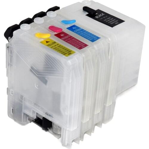LC539 LC535 Refill Ink Cartridge Short Style For Brother DCP-J100 J105 MFC-J200 Printer No Need Chip