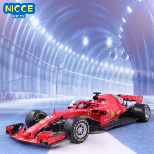 Bburago 1:18 F1 2017 FERRARI SF70H SF71H Formula Racing Model Alloy Car Model Collect gifts toy
