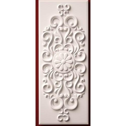 STL Model for CNC Router 3D Printer Artcam Aspire Cut3d -decor flower panel
