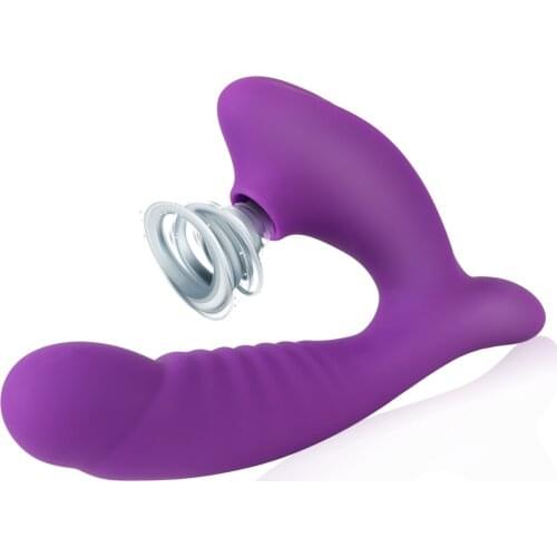 Clit Sucker Vibrator Dildo Vibrator G Spot Massager Clitoris Vagina Stimulator Oral Tongue Sucking Sex Toys for Women