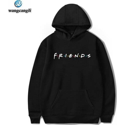 New FRIENDS Print Sweatshirt Hoodies women/Men TV Show I'll Be There for You Hoodie Sweatshirts Fashion Fleece Warm Jacket Coat