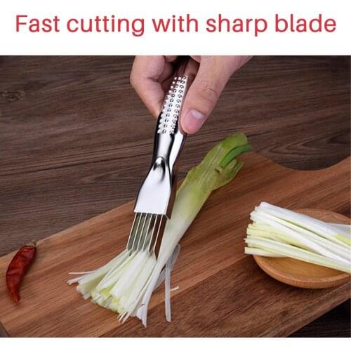 New Shred Silk The Knife Vegetable Scallions Cutter Food Kitchen Speedy Chopper Kitchen supplies tool Cuisine Outils Accessoires
