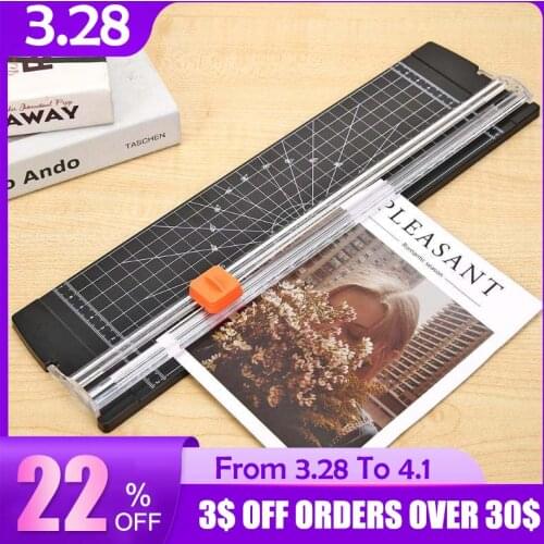 A4 Portable Paper Trimmer Precision Paper Cutter Cutting Machine Office Plastic Labels Photo Cutting Mat Machine DIY Craft