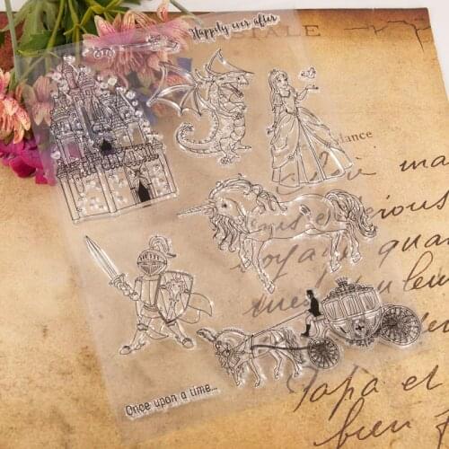 Princess Castle Carriage DIY Silicone Clear Stamp Cling Seal Scrapbooking Embossing Album Decor For New Stamps 2020