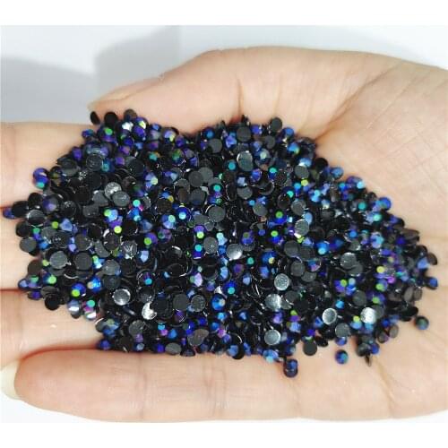 Jelly Purple orchid AB Color 2mm,3mm,4mm,5mm,6mm Facets FlatBack Resin Rhinestone Nail Art Garment Decoration Stones/Beads