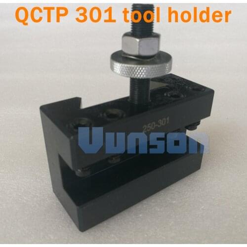 QCTP 250-301 Quick change tool holder turning and facing tool holder for lathe cutter cutting tool bits max. 3/4"