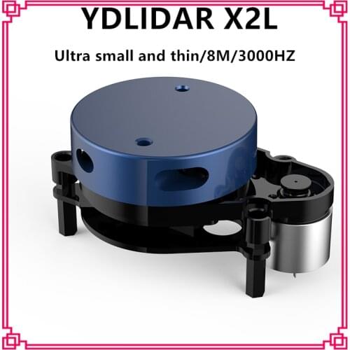 360 degree YDLIDAR X2L 8M radius measurement range 3000Hz ranging frequency 7Hz scanning frequency Optical magnetic technology