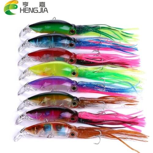 HENGJIA 8pcs 10cm 16.6g Fishing lures Fishing Tackle Minnow Crankbait Fishing Wobblers For Sea Fishing