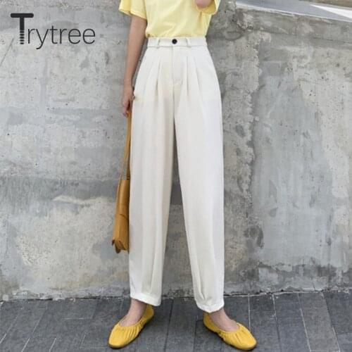 Trytree Women's Trousers Harem Pants
