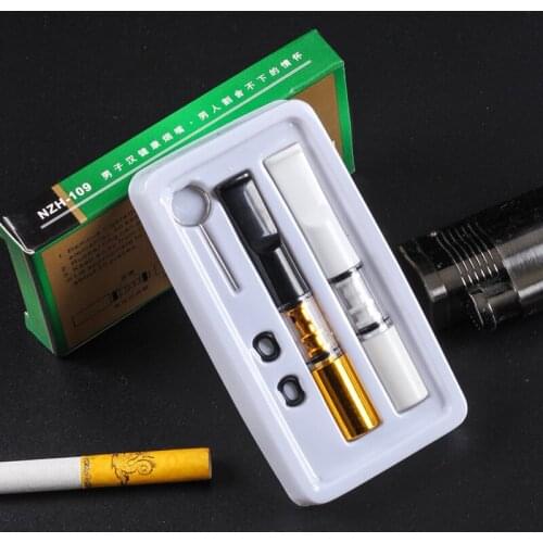 10packs/lot V Mouth 3 in 1 5.2mm 6mm 8mm Cigarettes holder, gold cigarette holder, filter Slim, cycle mouth 2pcs/pack NZH-109
