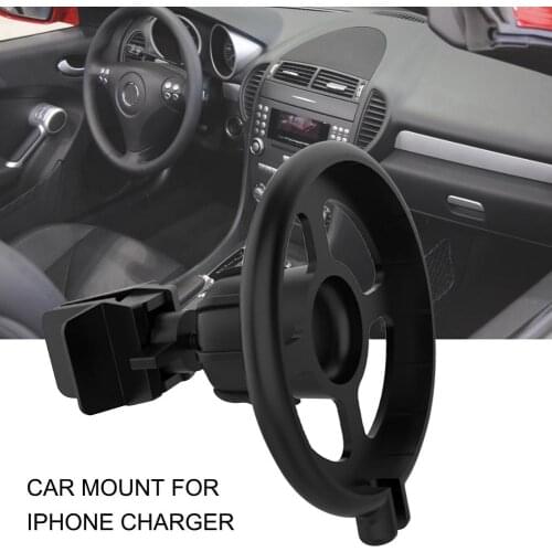 360 Degree Rotating Car IPhone Charger Holder Non-Slip Moblie Cell Phone Silicone Vent Support For Auto Interior Accessories