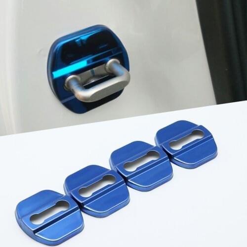 Excellent Stainless Steel Door Lock Buckle Protective Cover Auto Case For Nissan 350Z 370Z 2013-2019 Car Styling