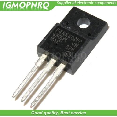 10pcs/lot STP4NK60ZFP P4NK60ZFP 4N60 TO-220 plastic new original