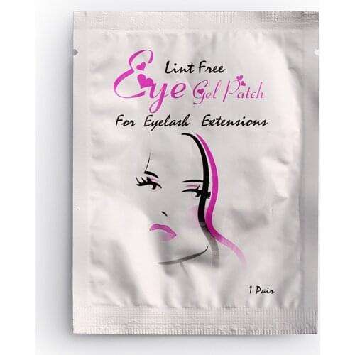 100 Pairs Hot Sale Delicate Eyelash Pads Gel Patch Eye Pads Lint Free Lashes Extension Mask Eyepads Wholesale