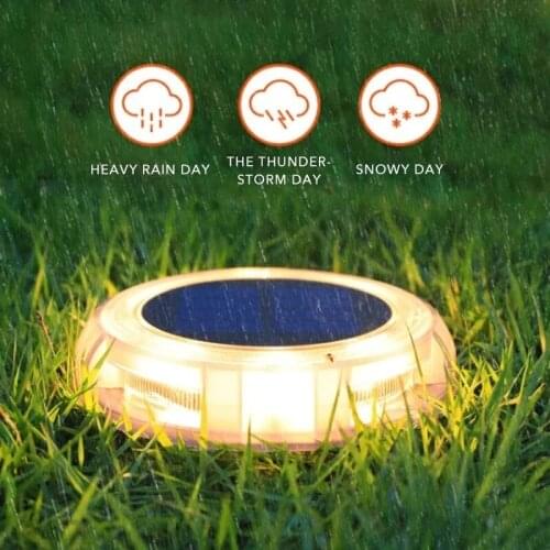12LED Waterproof Solar Powered Lights Outdoor Landscape Lighting Garden Decoration Solar Lawn Ground Plug Light Buried Lamp