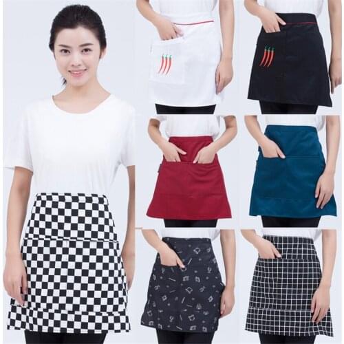 17Color Chef Aprons Restaurant Cook Accessories Hotel Uniform Waiter Cafe Lace Kitchen Work Wear Food Service Bottoms