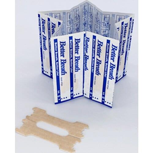 10000pcs/lot 66x19mm Best Stop Snoring Devices Breathe Right Better Nasal Strips to Anti Snoring