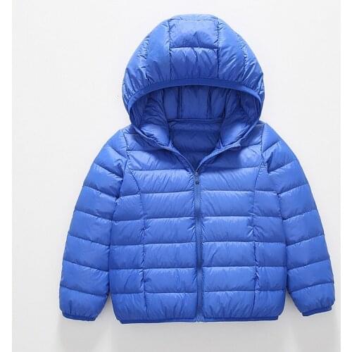 Kids Winter Jackets for Boys Girls Ultra Light Portable Winter Coat Children Down Jackets 2020 New 90% White Duck Down Hooded