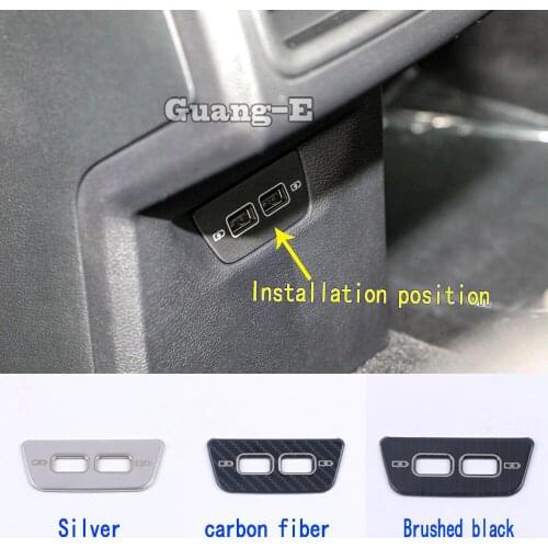 For VW Volkswagen Golf8 Golf 8 2019 2020 2021 Car Body Back Rear Socket Charge Cigarette Smoke Lighter Switch USB Button Trim