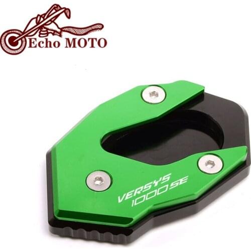 For Kawasaki VERSYS1000 SE Versys 1000 SE VERSYS 2019 2020 2021 Motorcycle CNC Foot Side Stand Extension Pad Kickstand Plate