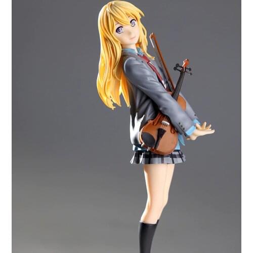 Action figure your lie in april kaori miyazono cartoon doll PVC 20cm box-packed japanese figurine world anime
