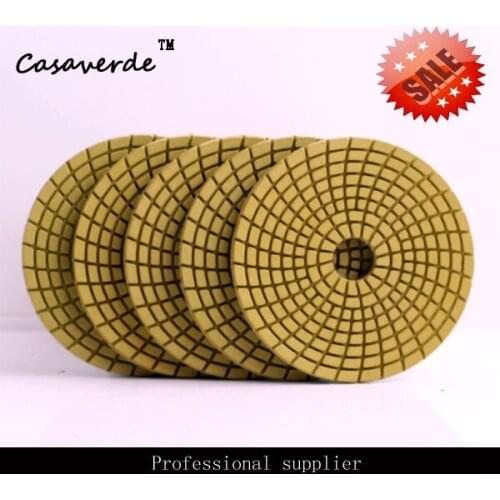 Free shipping 4"(100mm) flexible wet diamond polishing pads for Granite and Marble granite polishing pads