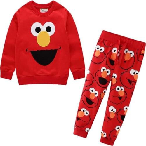 Jumping Meters New Cute Animals Clothing Sets 100% Cotton Boys Girls Autumn Spring Long Sleeve Outfits 2 Pcs Sets