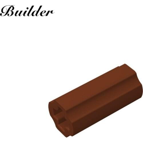 Little Builder 59443 MOC Bricks 1x2 Cross Shaft Connector 10pcs Building Blocks DIY Puzzle Assembles Particles Toys for Children