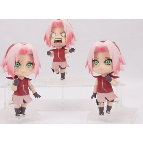 NARUTO Uzumaki Naruto Haruno Sakura Uchiha Itachi Q version doll Figure ornaments children collection toy gift