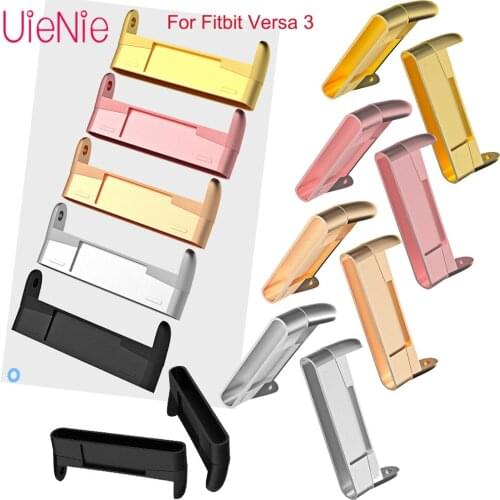 A pair Metal Connector Adapter For Fitbit Versa 3 Watch Repair Tool For Fitbit Versa 3 Smart Watch Watchband Belt Accessories
