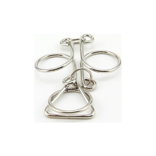 Wholesale 10PCS/LOT Dragonfly Shape Metal Wire Puzzle