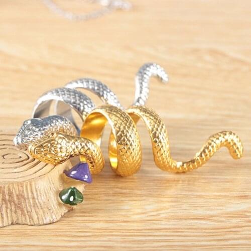 Punk Rock Ring Vintage Snake Animal Rings For Men Women Party New Fashion Creative Metal Jewelry #274250