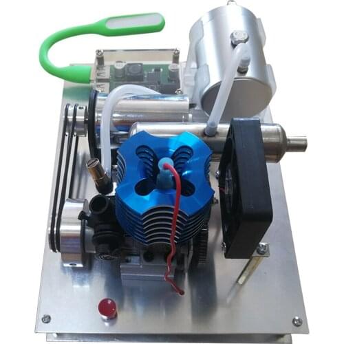 VX 18 Single Cylinder 2-stroke Air-cooled Assembled Methanol Engine Generator Model One-key Electric Start