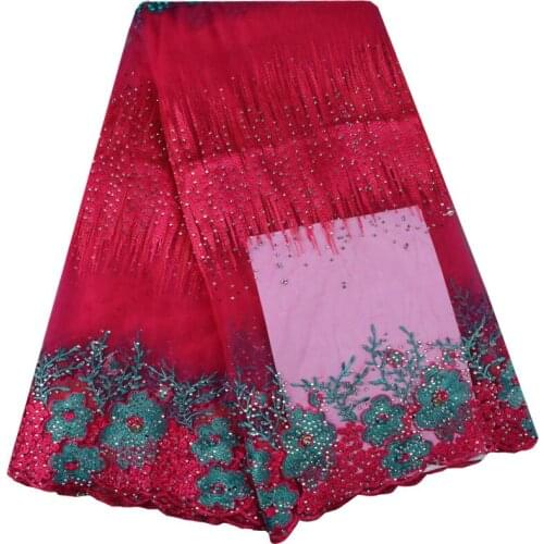 High Quality Nigerian Guipure Lace African Cord Lace Latest 2018 African Guipure Cord Lace Fabric With Plenty Stones 916