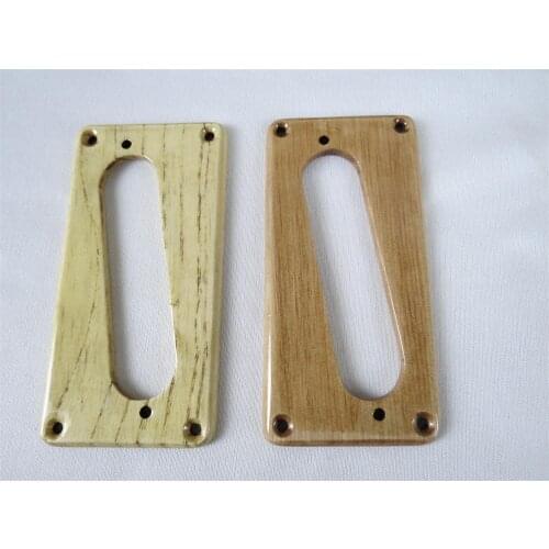 2pcs Hand-made Ailanthus wood humbucker to singl coil adapter pickup ring #1603