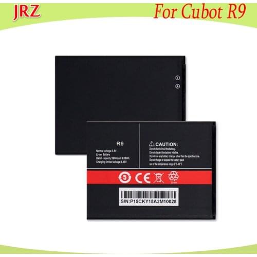 1LOT=10PCS Battery For Cubot R9 2600mAh battery For Cubot R9 phone Replacement Batteries