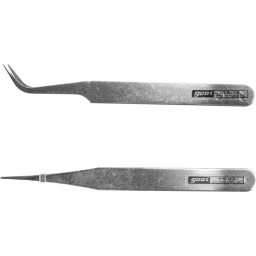 1 Pc Precision Repair Mounting Tool Electronic Stainless Steel Tweezer F3MF