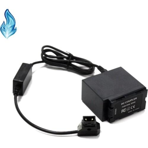 10 Set/Lot D-TAP Power Cable to D54S Dummy Battery D54S DC Coupler for CGA-D54 AG-DVC180A AG-DVC30 CGA-D54SE / 1B VW-VBD5