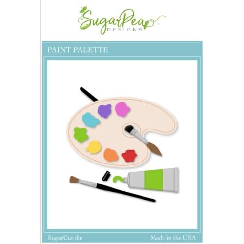 2021 AliliArts Metal Cutting Dies Paint Palette diy Scrapbooking Photo Album Decorative Embossing PaperCard Crafts Die