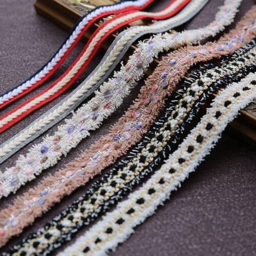 5meter/lot 1.5-2cm Small Wide Fragrant Style Lace Dress Accessories Gold Ribbon Lace Trim Cuffs Decoration Diy Accessories Z073