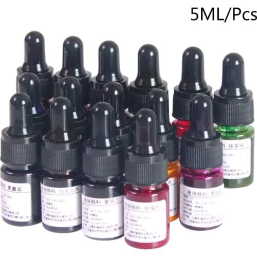5ml Liquid Pigment DIY Handmade Scented Candle Coloring Colorants for Jelly Soybean Wax Dye Making Accessories Drop Ship