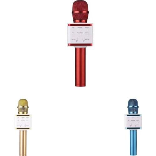 Wireless Bluetooth Karaoke Microphone,Microphone Speaker Music Singing Voice Recording Karaoke for All Smartphone