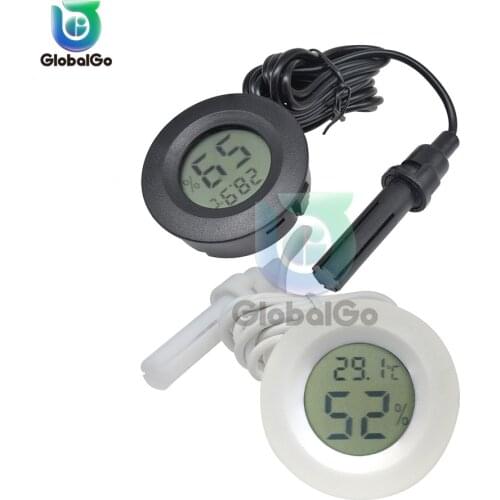 Mini LCD Digital Indoor Thermometer Hygrometer Temperature Sensor Humidity Meter Gauge Tester For Refrigerator Aquarium Monitor