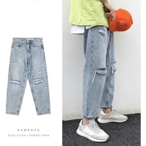 Свободные джинсы для мужчин Fipyjip China At AliExpress