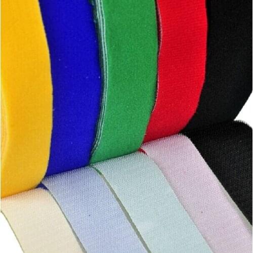 Hot sale 5cm x 5m back to back releasable cable tie nylon strap Power Wire Management Magic Tape Sticks Hook & Loop Tape