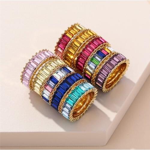 Juran Rings With Cubic Zirkonia For Women